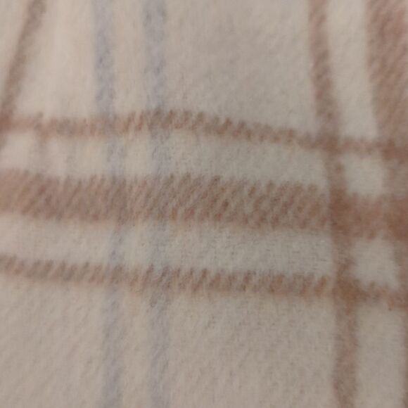 Lulu's women's cream plaid fleece skirt size large - Picture 5 of 7
